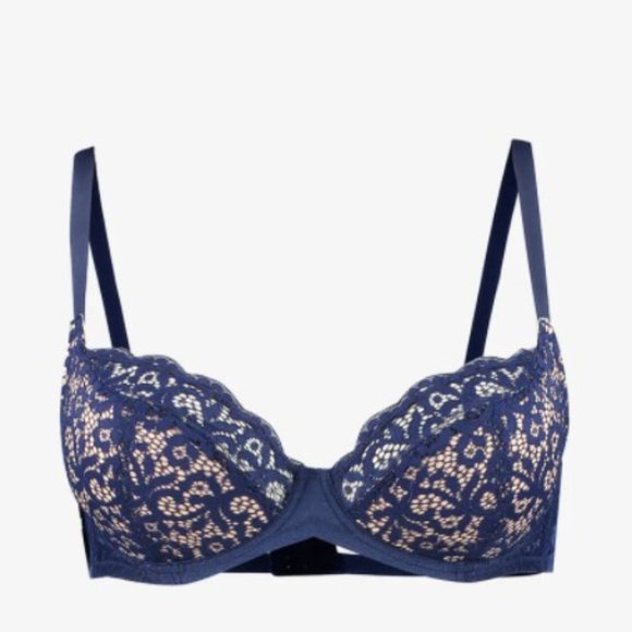 Tutti Rouge Rougette Padded Bra Set 30D/S Navy - Picture 4 of 4